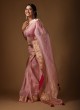 Wedding Wear Saree In Organza Fabric